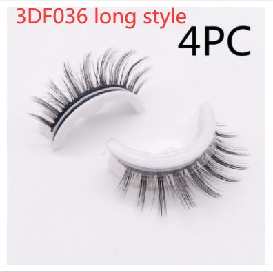 Reusable 3D Mink Lashes Natural False Eyelashes Self Adhesive Fake Glue Free Makeup Eyelash Extension Silk Reusable 3D Mink Lashes Natural False Eyelashes Self Adhesive Fake Glue Free Makeup Eyelash Extension Silk